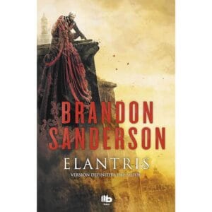Portada del libro "Elantris" de Brandon Sanderson, novela de fantasía épica