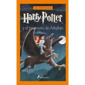 Portada del libro Harry Potter y el prisionero de Azkaban de J.K. Rowling, novela de fantasía juvenil