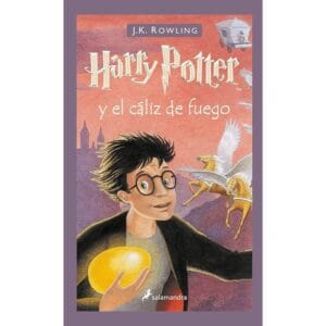 Portada del libro Harry Potter y el cáliz de fuego de J.K. Rowling, novela de fantasía juvenil