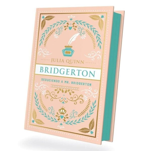 Portada del libro Seduciendo a Mr. Bridgerton, novela romántica de Julia Quinn y cuarto volumen de la saga Bridgerton