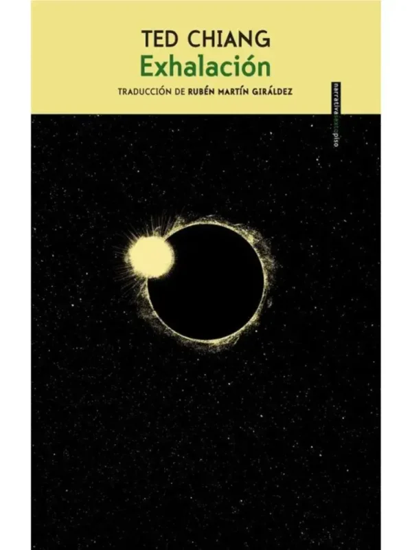 Portada del libro Exhalación de Ted Chiang