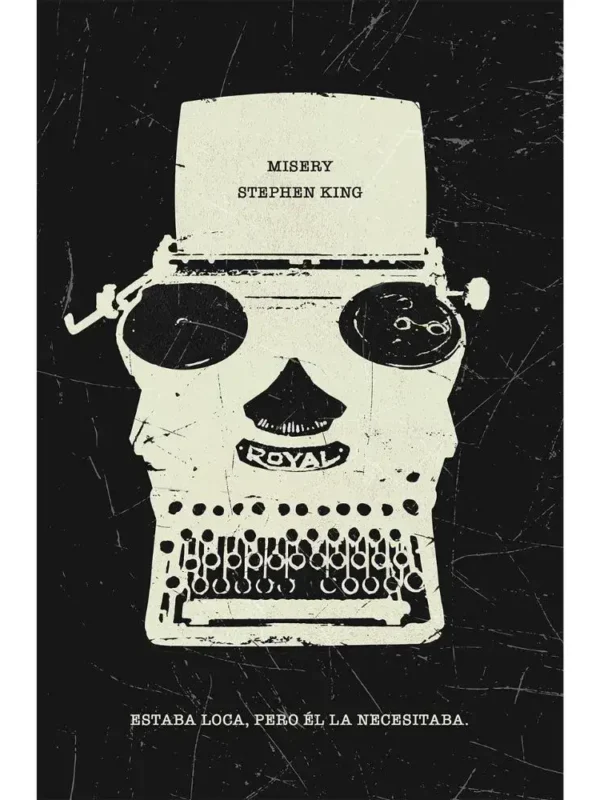Portada libro Misery de Stephen King