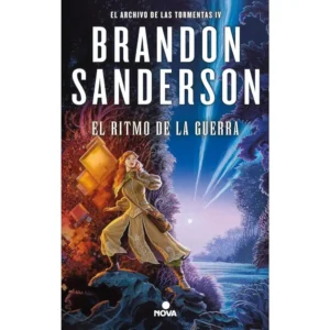 Portada del libro "El ritmo de la guerra", cuarta entrega de la saga de fantasía épica El Archivo de las Tormentas de Brandon Sanderson