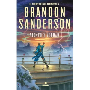 Portada del libro "Viento y verdad", quinta entrega de la saga de fantasía épica El Archivo de las Tormentas de Brandon Sanderson