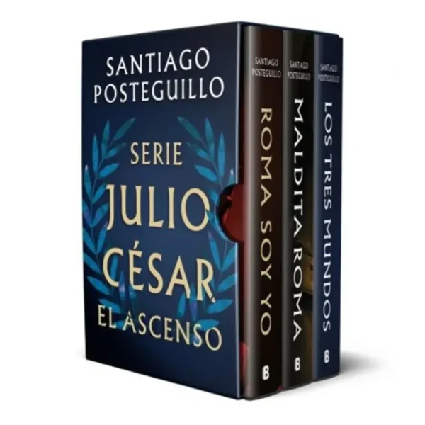 Serie Julio César: El ascenso (estuche con Roma soy yo, Maldita Roma y Los tres mundos)