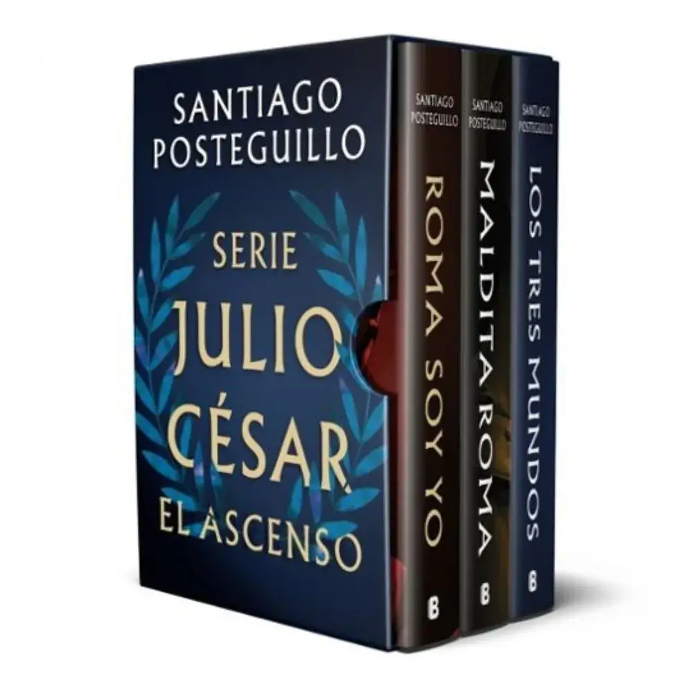 Serie Julio César: El ascenso (estuche con Roma soy yo, Maldita Roma y Los tres mundos)